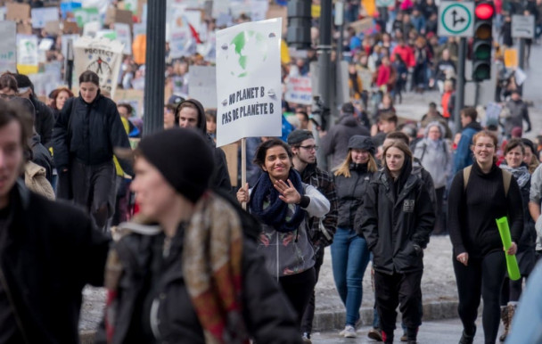 Grève climatique - les étudiants dans la rue pour l'environnement