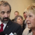 &nbsp; Daniel Paillé et Pauline Marois. (Crédit : Pascal Dumont) Pauline Marois était en visite à l’UdeM le 23 janvier dernier. Elle a réitéré la position du Parti québécois concernant...