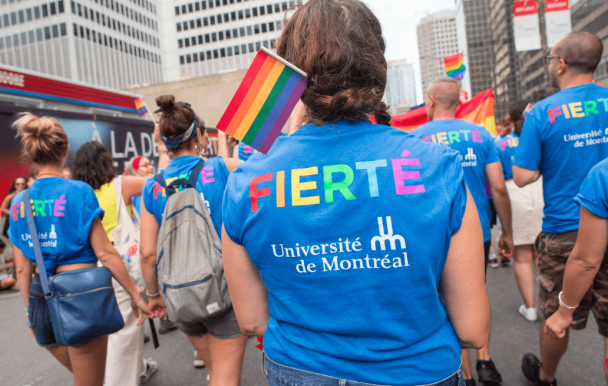 Première participation de l’UdeM au défilé de la Fierté Montréal