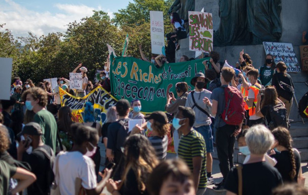 Marche pour le climat à Montréal : la communauté étudiante mobilisée