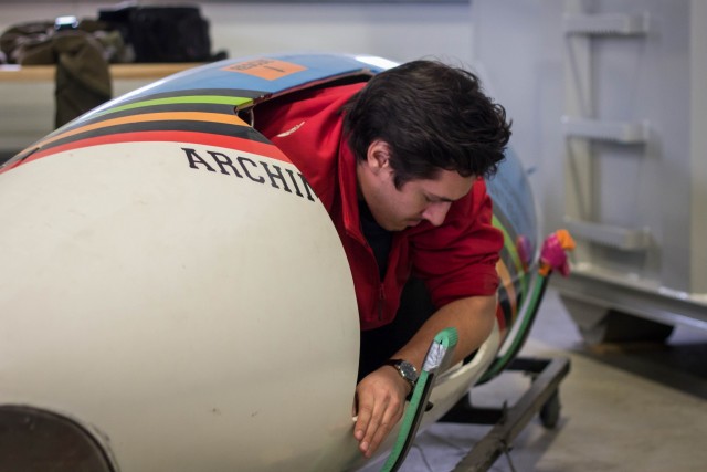 À l’été, l’équipe d’Archimède testera son sous-marin lors d’une compétition en Angleterre. Le submersible devra être maniable, alors que le parcours effectué comportera de nombreuses courbes. (Photos : Benjamin Parinaud)