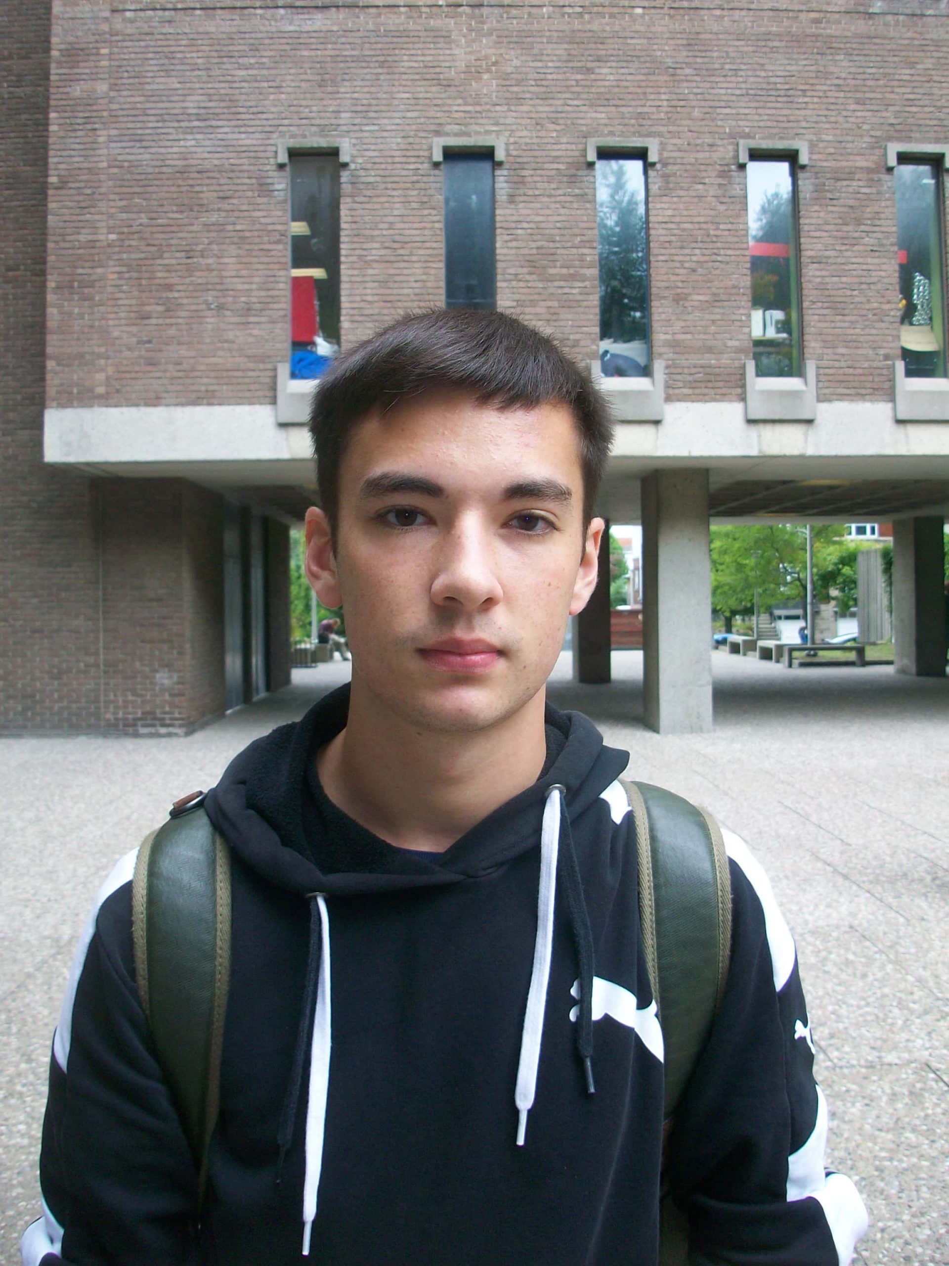 Gabriel Chagnon, étudiant en cinéma (Crédit : Bastien Potereau)