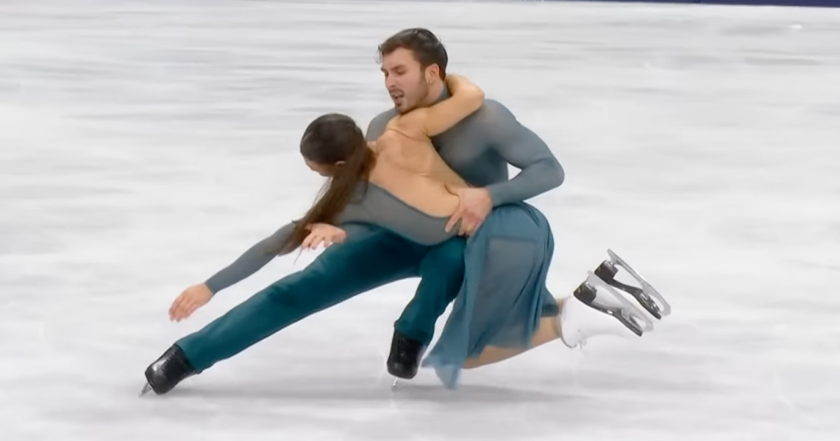 Laurence Fournier Beaudry et Guillaume Cizeron ont remporté l'or en danse sur glace aux Jeux olympiques de Milan Cortina. © Capture d'écran Instagram