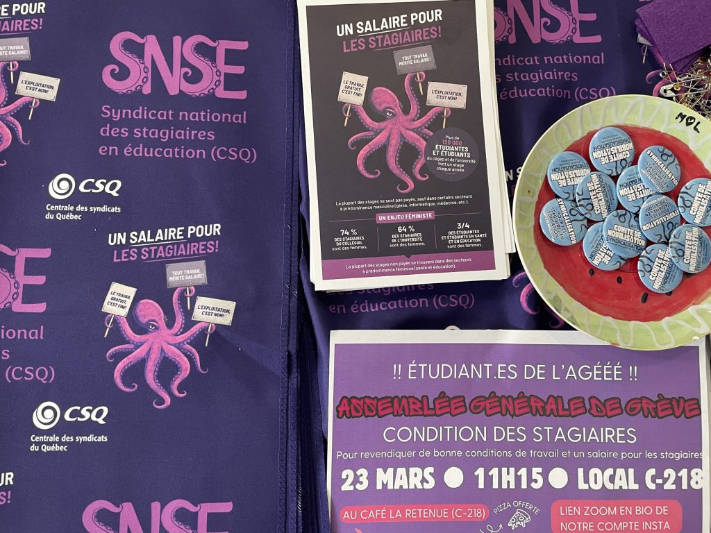 stages non-rémunérés