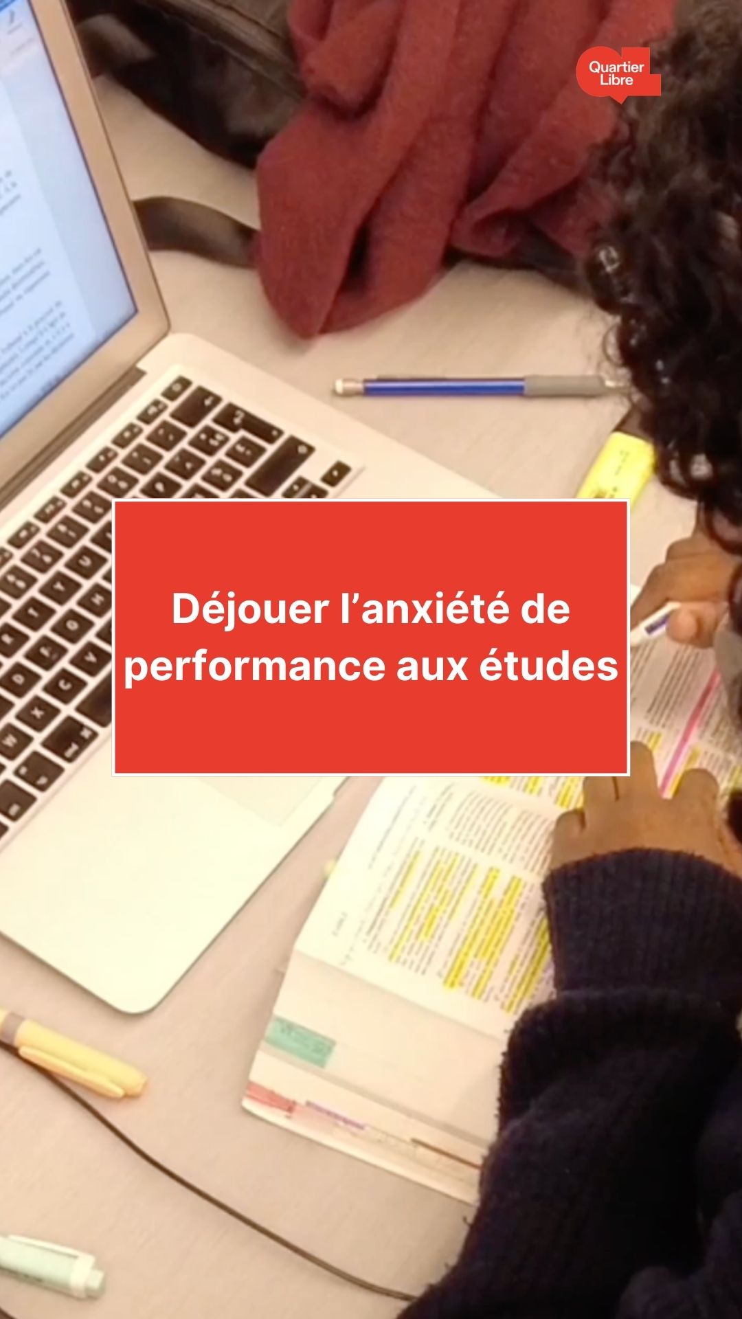 Reportage vidéo : comment déjouer l'anxiété de performance aux études