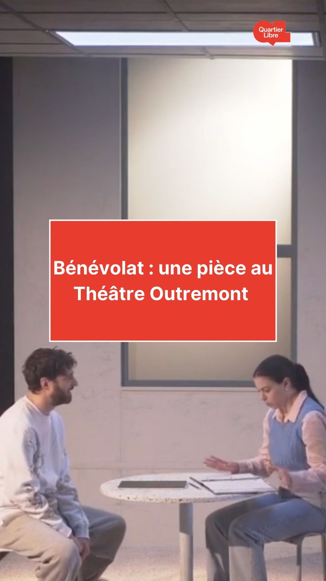 Reportage vidéo : la pièce de théâtre Bénévolat