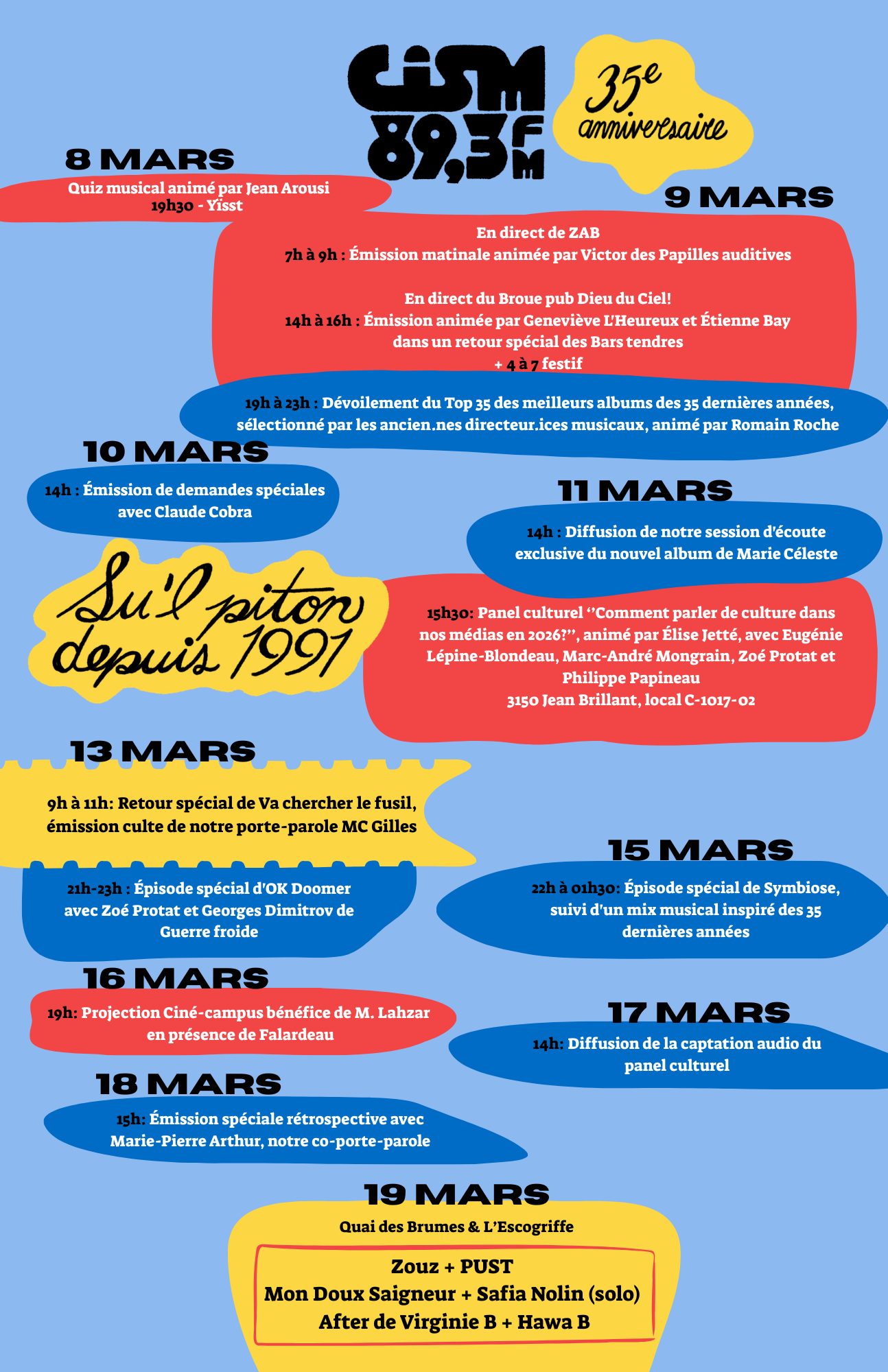 CISM 35 ans - radio étudiante