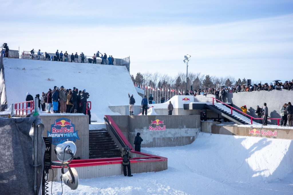 planche à neige urbaine