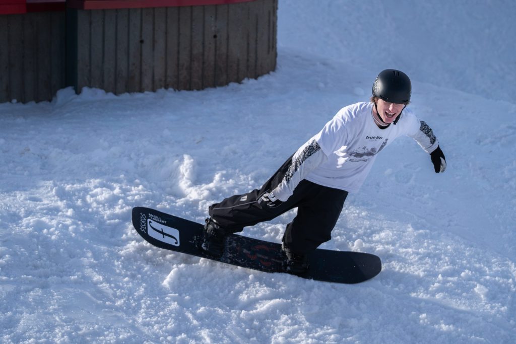 planche à neige urbaine