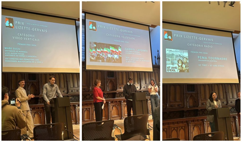 Journalisme : relève prix Lizette-Gervais