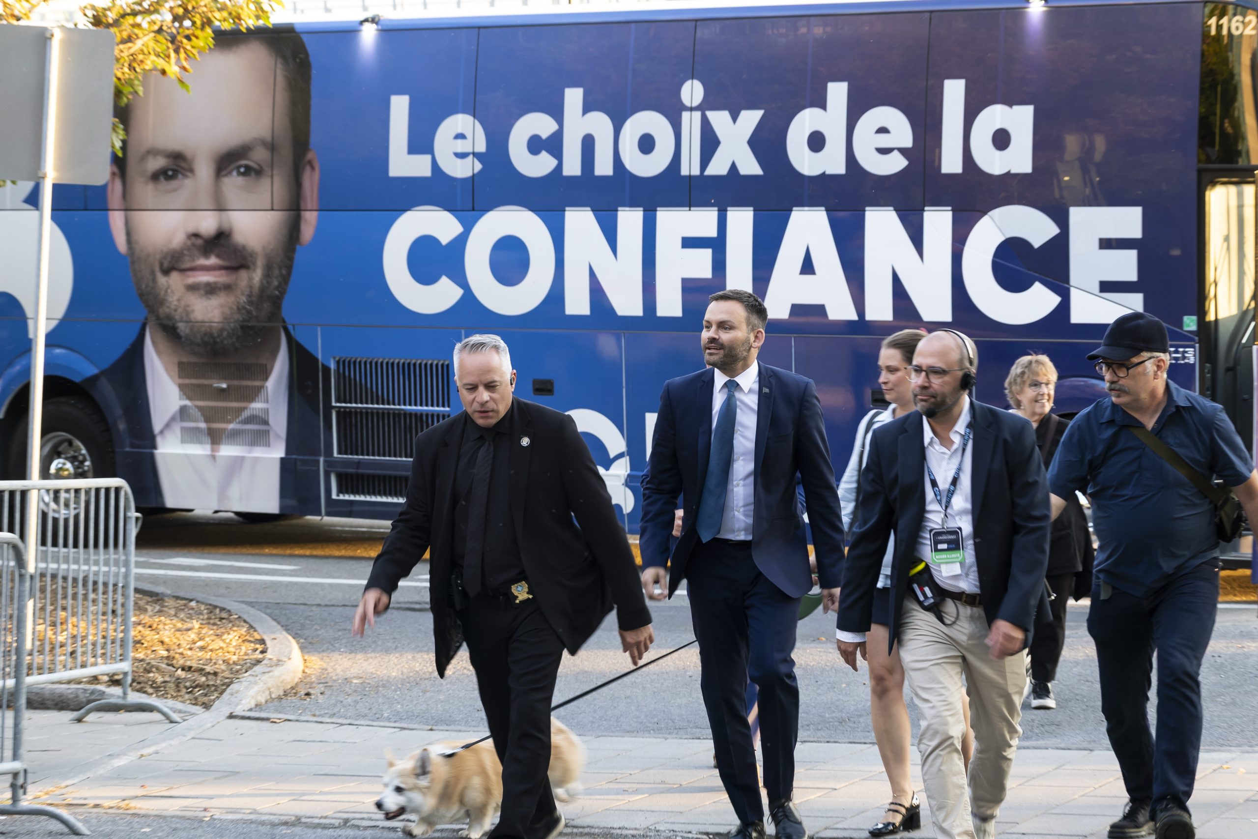 Paul St-Pierre Plamondon, chef du Parti québécois, lors du débat des chefs de Noovo et Crave - Courtoisie : Noovo et Crave / Paul Ducharme