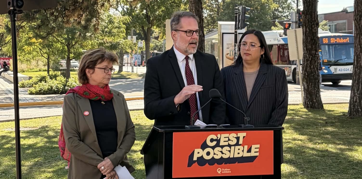 Annonce de Québec solidaire sur leurs mesures pour les études supérieures, le 22 septembre 2026.